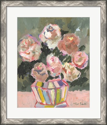 Framed Flowers for Brenda Print