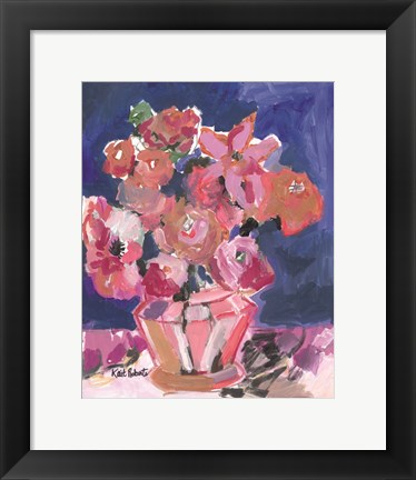 Framed Flowers for Barbara Print