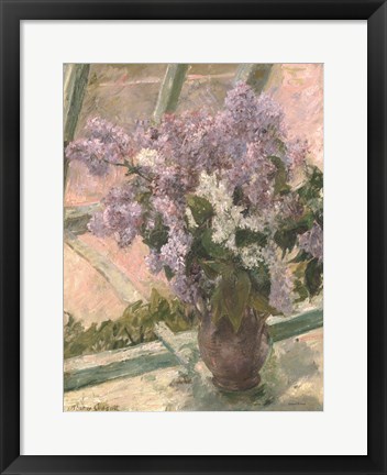 Framed Lilacs in the Light Print
