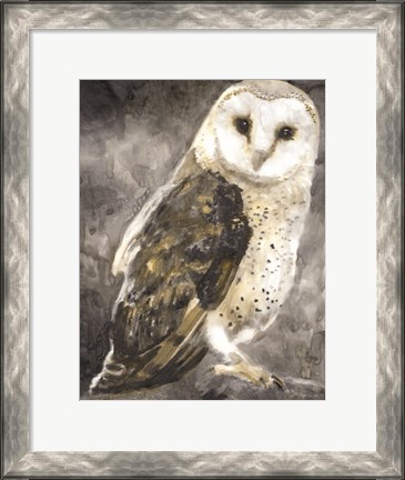 Framed Snowy Owl 2 Print