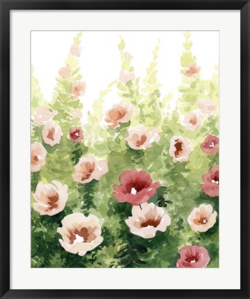 Framed Sunlit Flora II Print