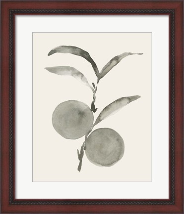 Framed Twilight Oranges I Print