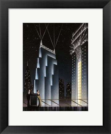 Framed Into the Night Print