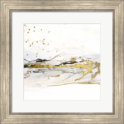 Framed Golden Kelp II Print
