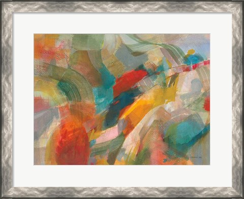 Framed Folds of Color Print