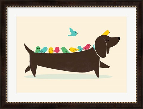 Framed Bird Dog Print