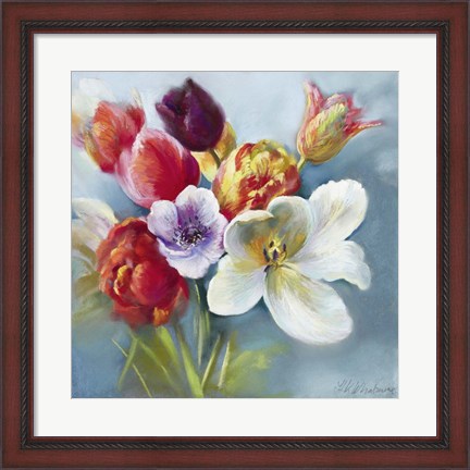 Framed Tulips Picked for You I Print