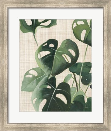 Framed Tropical Study IV Linen Print