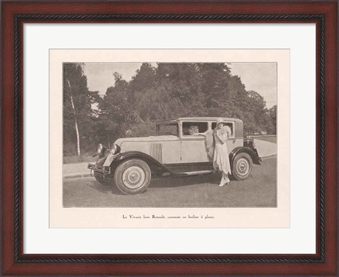 Framed French Country Drive IV Print
