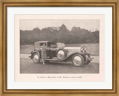 Framed French Country Drive III Print