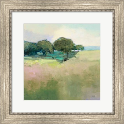 Framed Scenic Meadow Light Print