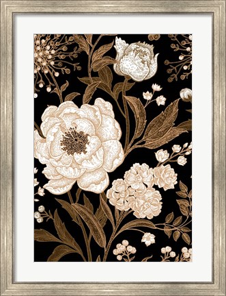 Framed Golden Rose Print