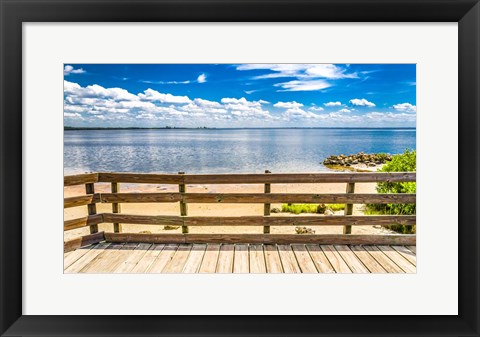 Framed Ocean Overlook Print