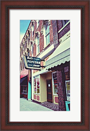 Framed Popcorn Shop Print