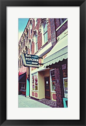 Framed Popcorn Shop Print