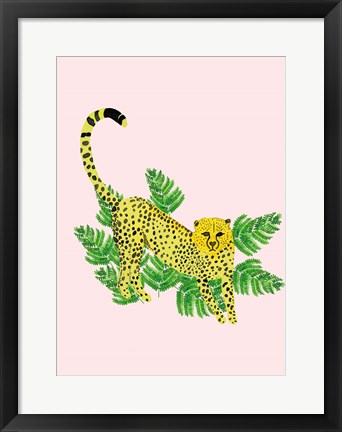 Framed Cheetah On The Lookout I Print