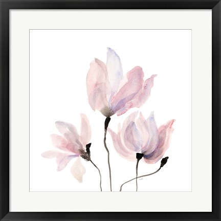 Framed Floral Sway IV Print