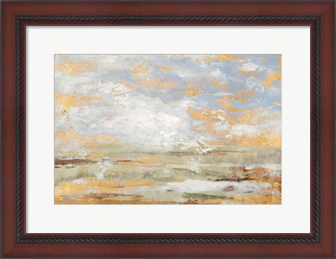 Framed Morning Mood with Gold Print