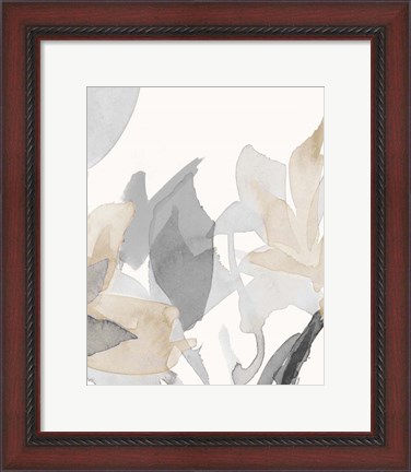 Framed Muted Delicate Floral II Print