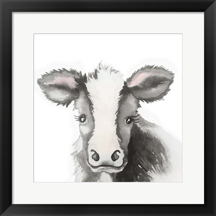Framed Calf Love Print