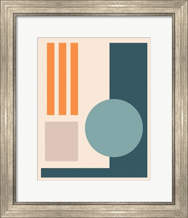 Framed Papercut Abstract IV Print