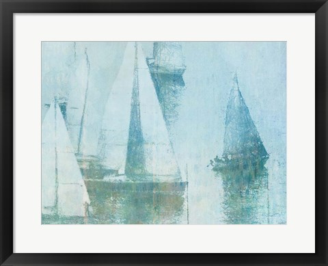 Framed Vintage Sailing II Print