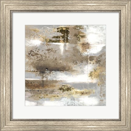 Framed Stormy Contempo Beach Print