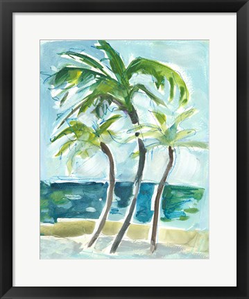 Framed Swaying Palms Print
