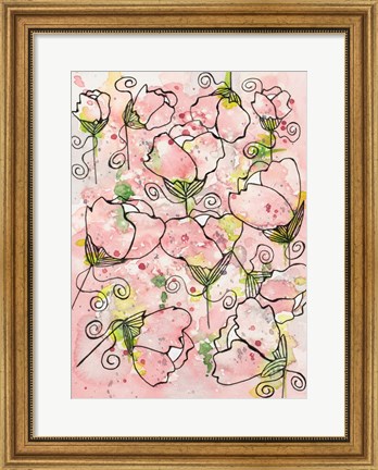Framed Pretty Pink and Peppy Print