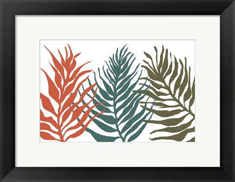 Framed Palm Trio Print