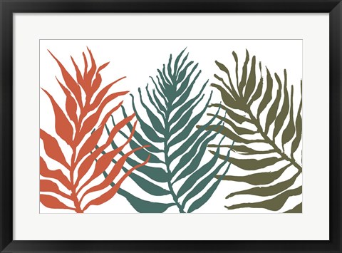 Framed Palm Trio Print