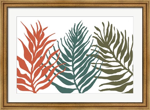 Framed Palm Trio Print