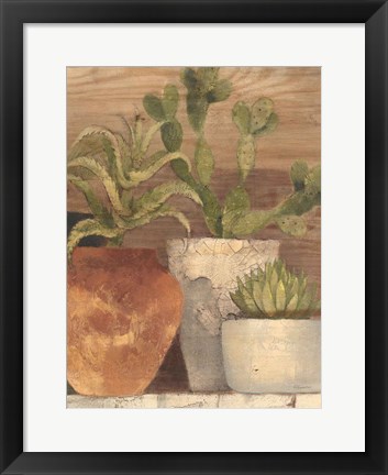 Framed Desert Still Life Light Crop Print