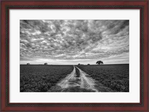 Framed Farm Road Print