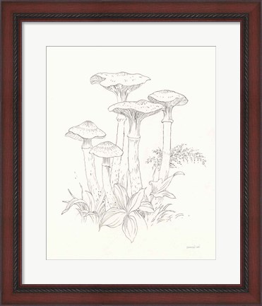 Framed Nature Sketchbook I Print