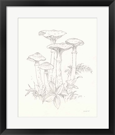 Framed Nature Sketchbook I Print