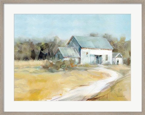 Framed Summer Barn Print