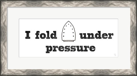 Framed Fold Under Pressure Print