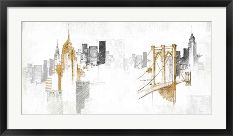 Framed New York Monuments Print