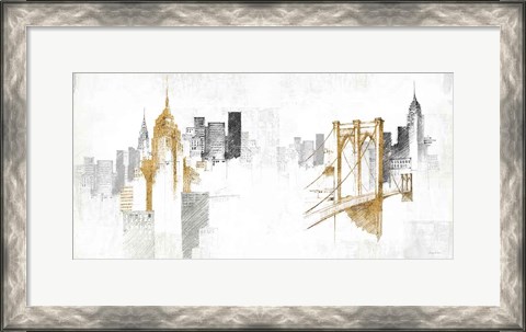 Framed New York Monuments Print