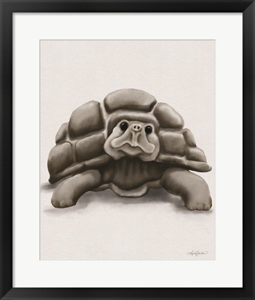 Framed Torty the Turtle Print