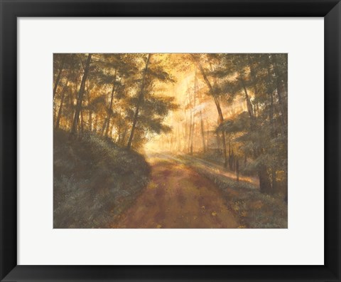 Framed Golden Forest Print