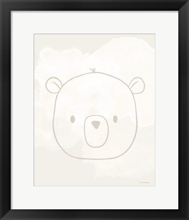 Framed Soft Bear Print