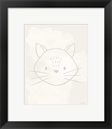 Framed Soft Cat Print