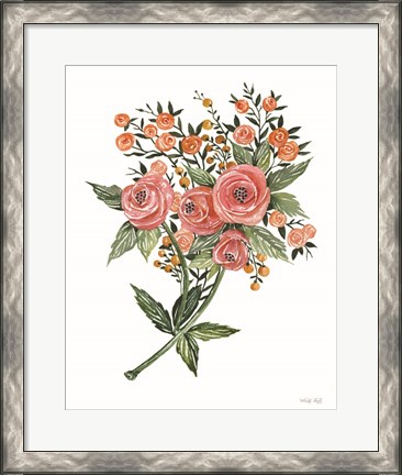 Framed Botanical Ranunculus Print