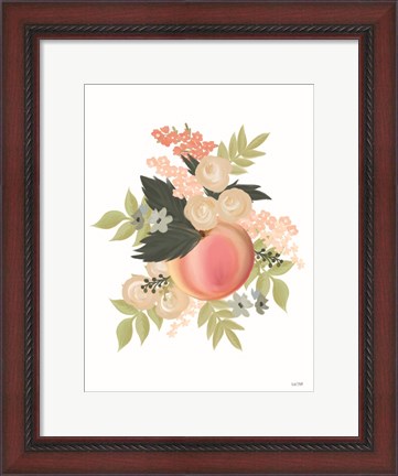 Framed Spring is Peachy I Print