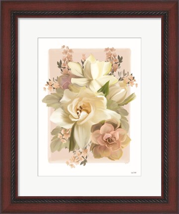 Framed Spring Passion Bouquet Print