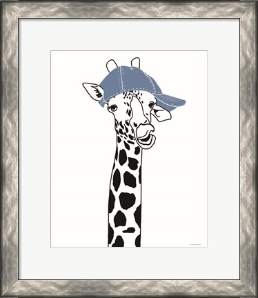 Framed Team Roster Giraffe Print