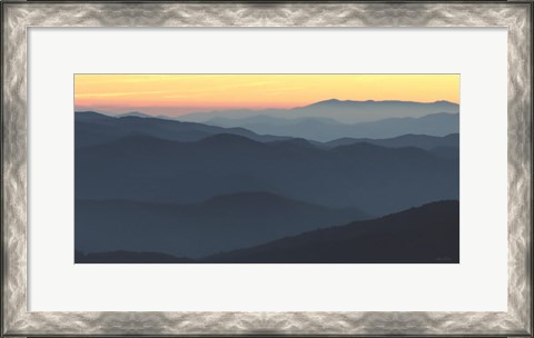 Framed Clingman&#39;s Sunrise Print