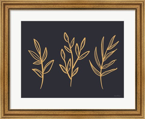 Framed Autumn Leaves Print